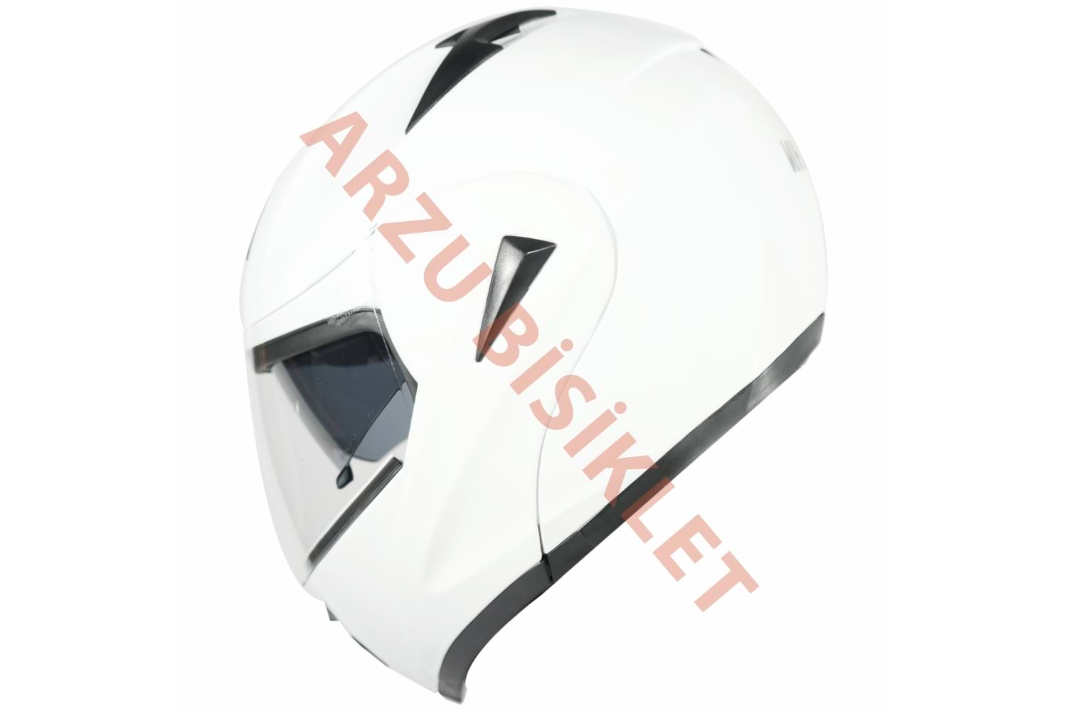 VRT - ÇENE AÇILIR VİZÖRLÜ KASK [MD-808] [BEYAZ] [XL]