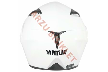 VRT - ÇENE AÇILIR VİZÖRLÜ KASK [MD-808] [BEYAZ] [XL]