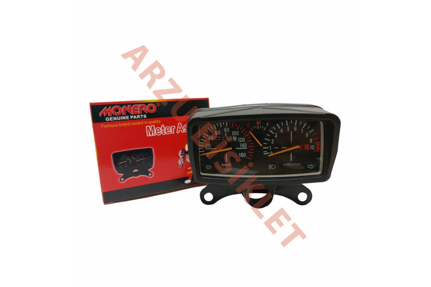 KİLOMETRE SAATİ CG [DEVIR SAATİ DIJITAL] [160 KM] BENZİN VE VİTES GÖSTERGELİ - MONERO
