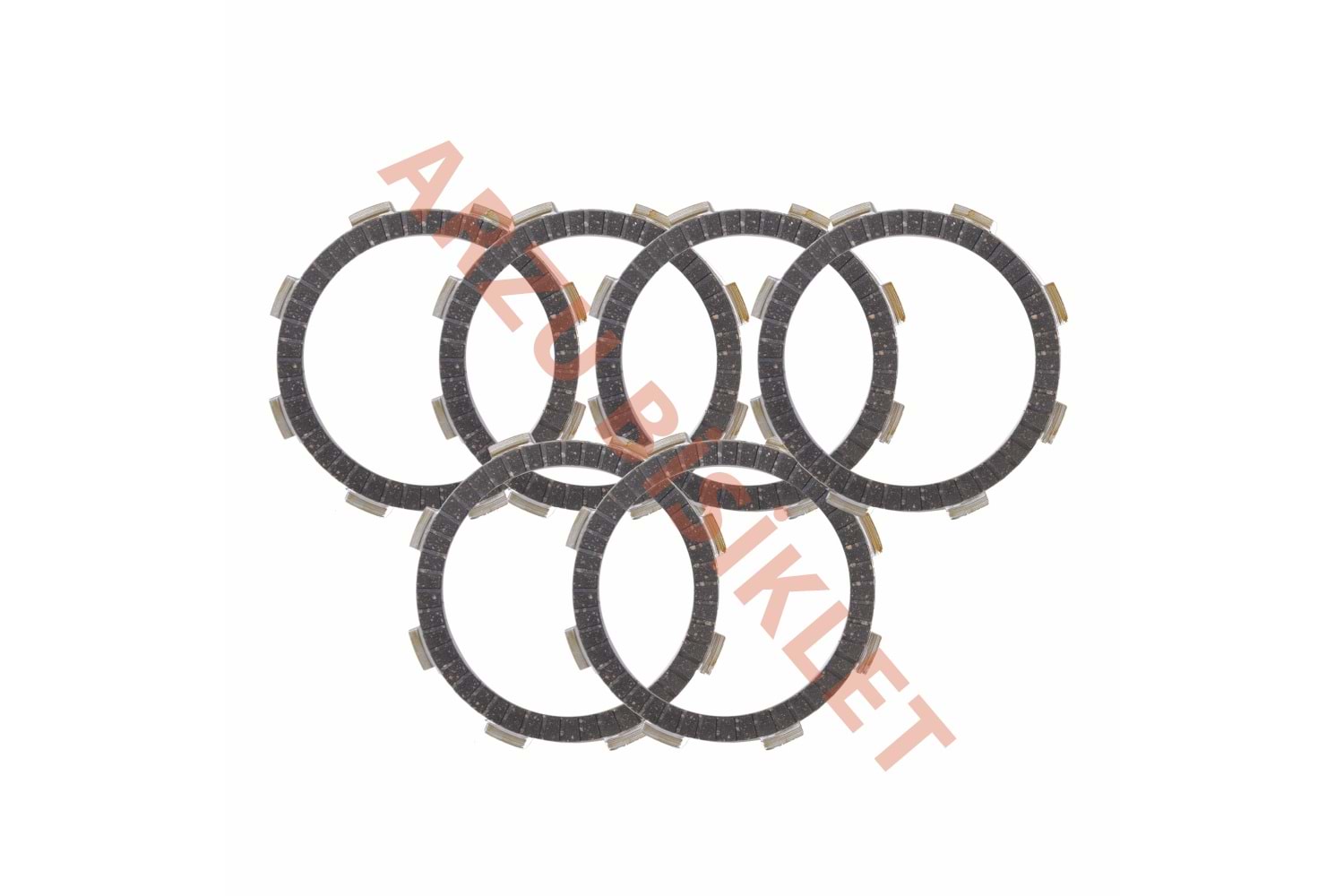 MONERO CG 125 DEBRİYAJ BALATA TK 6 LI