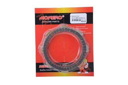MONERO CG 125 DEBRİYAJ BALATA TK 6 LI