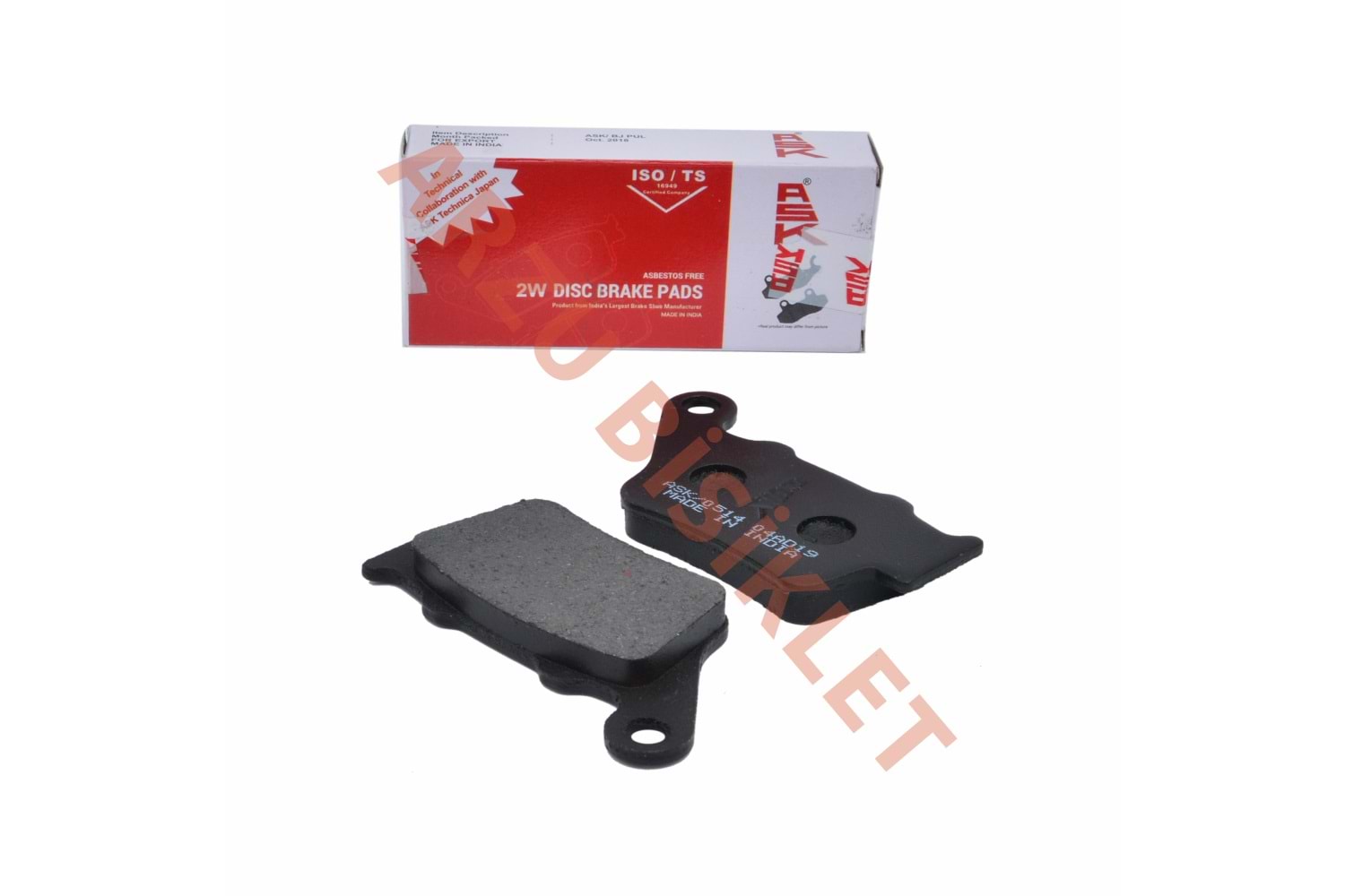 DİSK BALATA ARKA - BAJAJ PULSAR NS 200 - RS 200 ASK