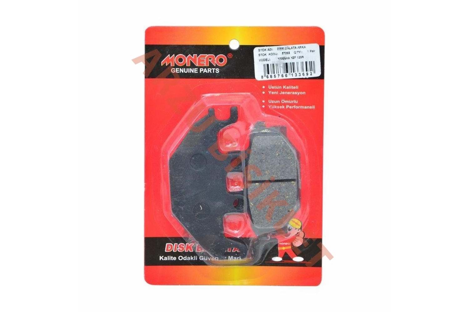 DİSK BALATA ARKA - YAMAHA YZF 125R