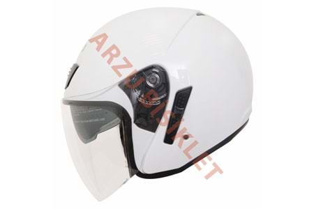 MONERO BEON YARIM KASK BEYAZ M BEDEN