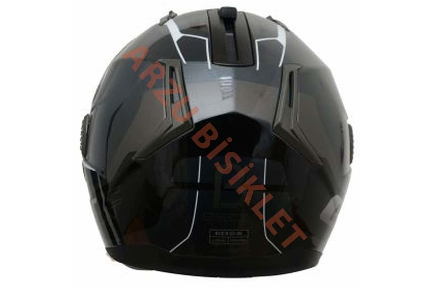 BEON ÇENE AÇILIR VİZÖRLÜ KASK GRİ - SİYAH L BEDEN