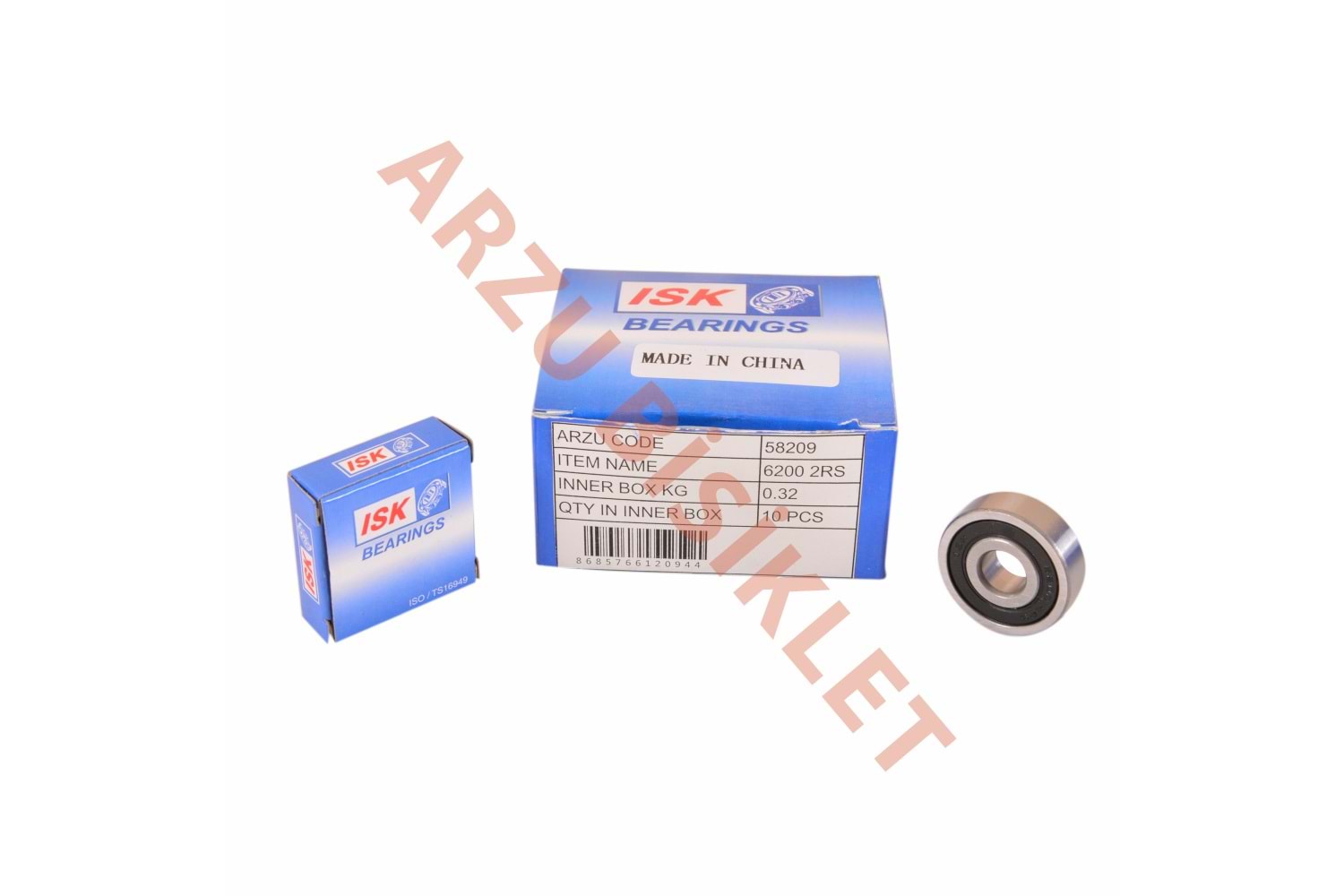 RULMAN [PLASTİK KAPAKLI] 6200