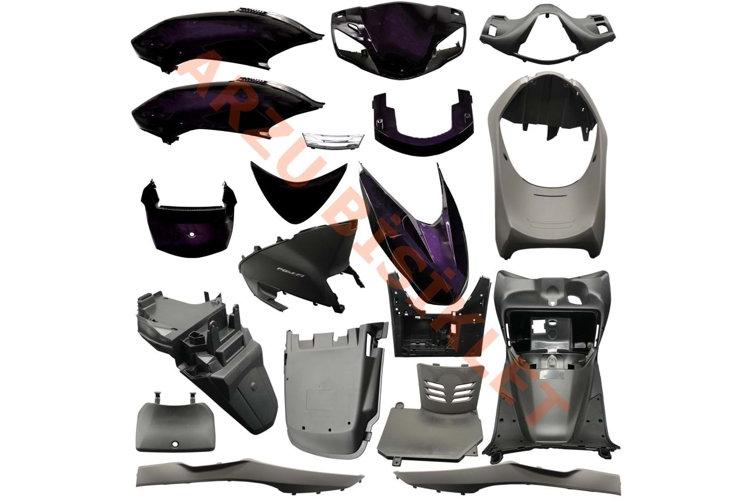 KAPORTA Y. SET [MOR] HONDA ALPHA