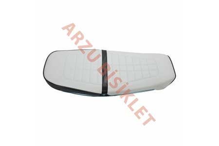 MONERO CG 125 MODİFİYE KESİK KOLTUK SİYAH - BEYAZ (SELE)