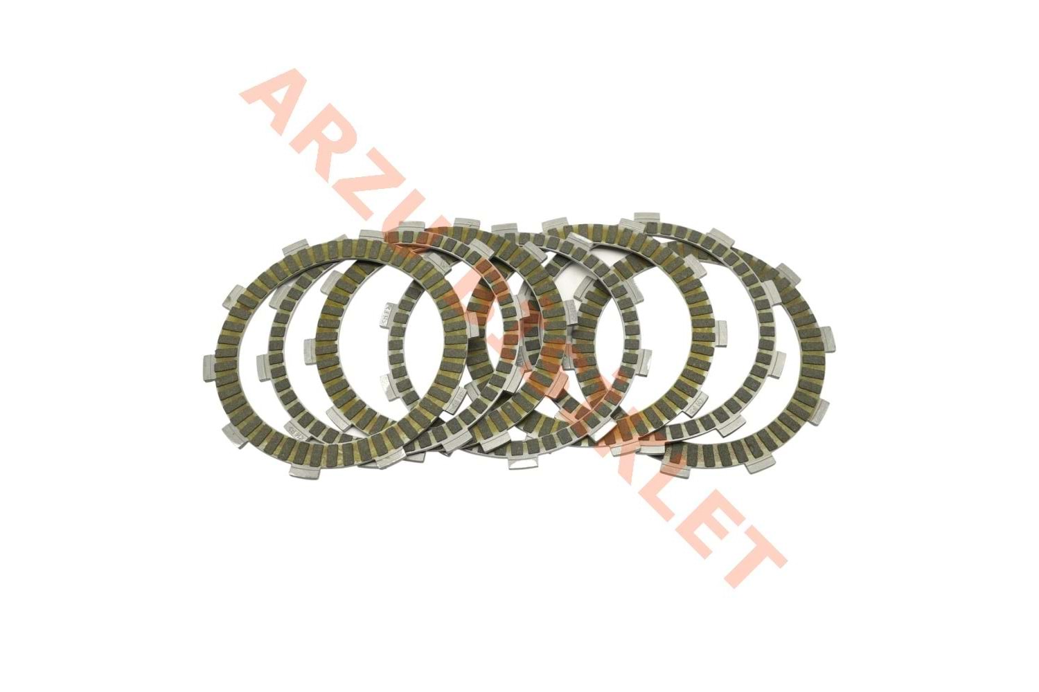 DEBRİYAJ BALATASI [7 BALATALI - 4 KALIN 3 İNCE][10 TIRNAKLI] [FCC] - CF MOTO SR 250
