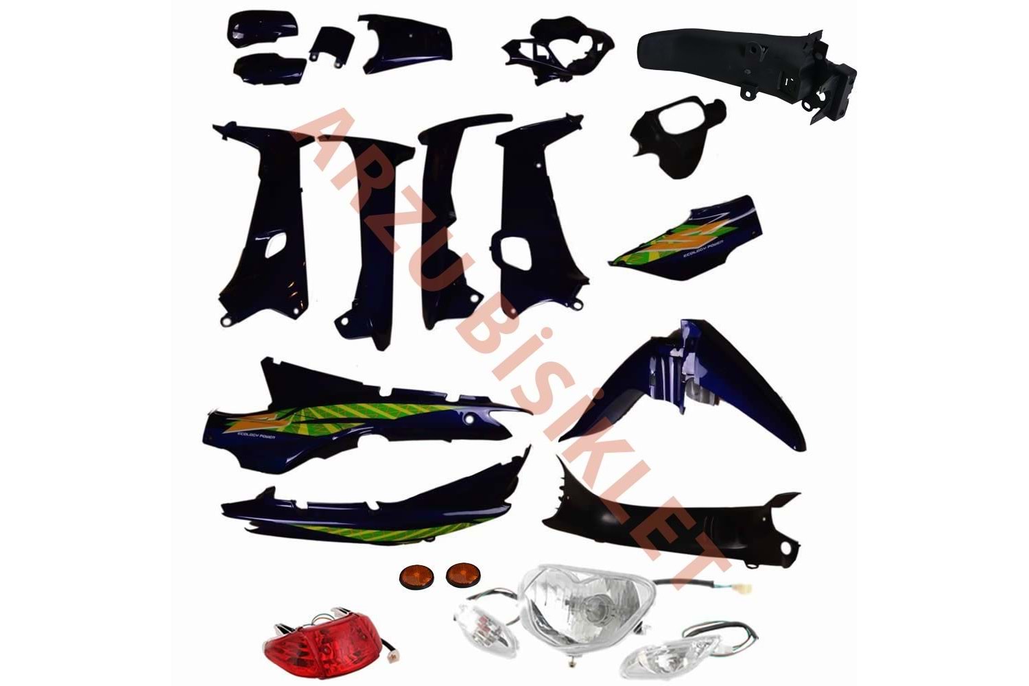 KAPORTA SET [GÜMÜŞ] [FAR+STOP+SİNYAL DAHİL] [KALIPSO - ÇELİK] CUB