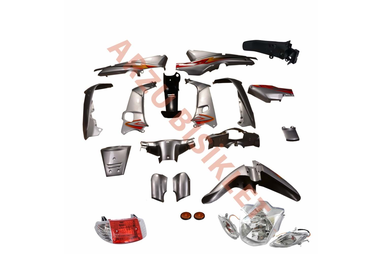 MONERO CUP 100 KH KAPORTA SETİ GRİ FAR STOP DAHİL