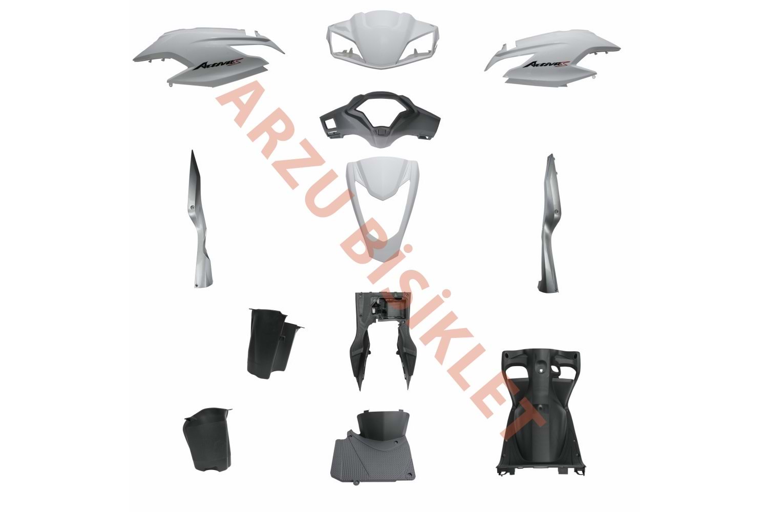 KAPORTA SET [BEYAZ] [YENİ MODEL] HONDA ACTIVA S