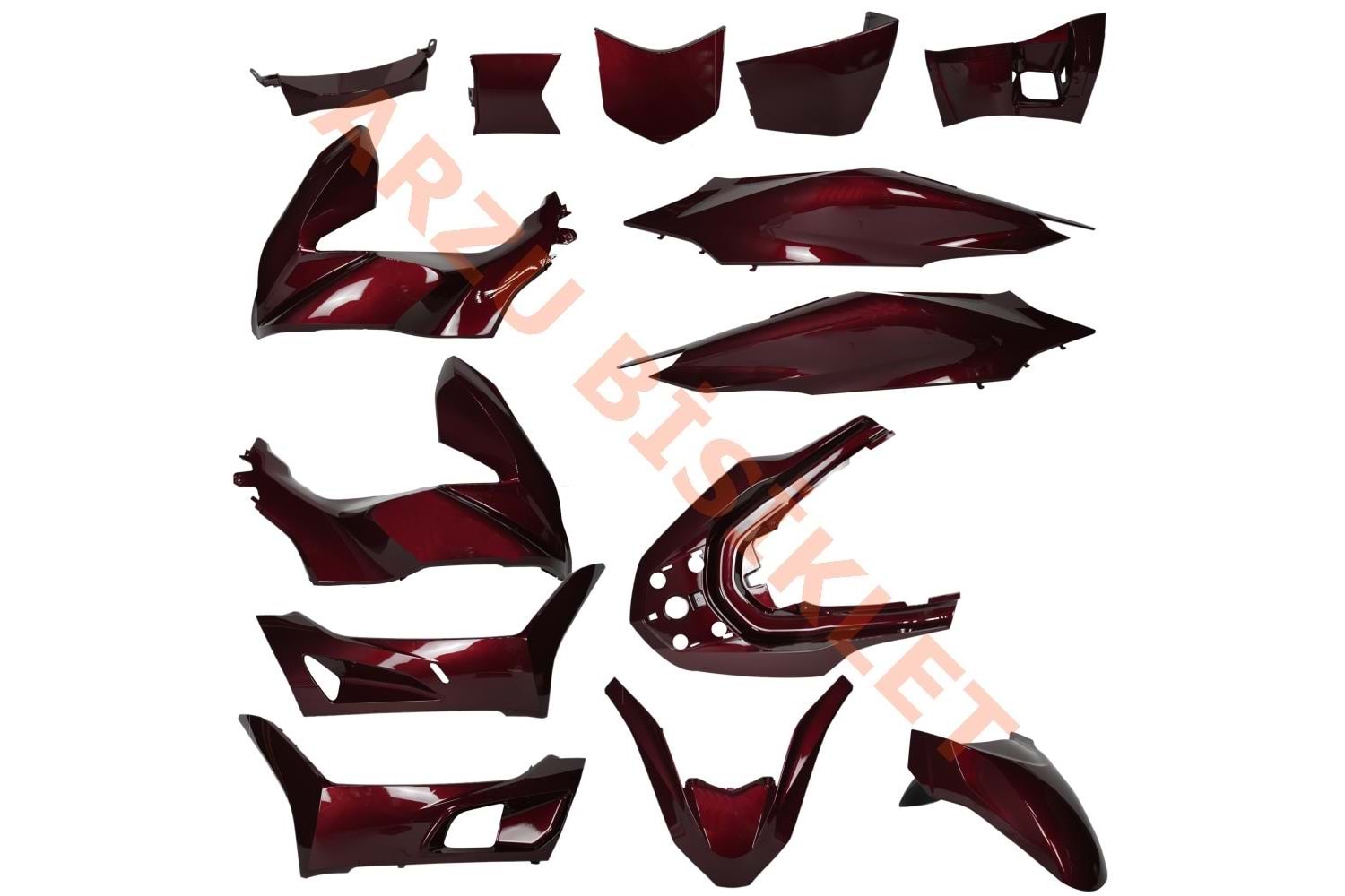 KAPORTA SET [BORDO] PCX [2020-2024]