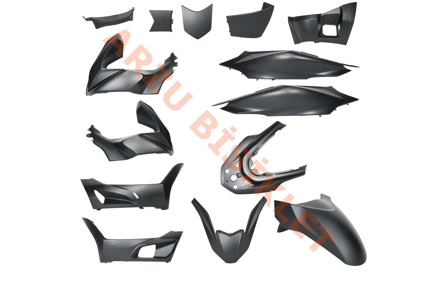 KAPORTA SET [SİYAH] PCX [2020-2024]