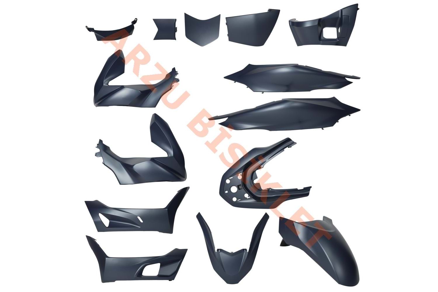 KAPORTA SET [MAT MAVİ] PCX [2020-2024]