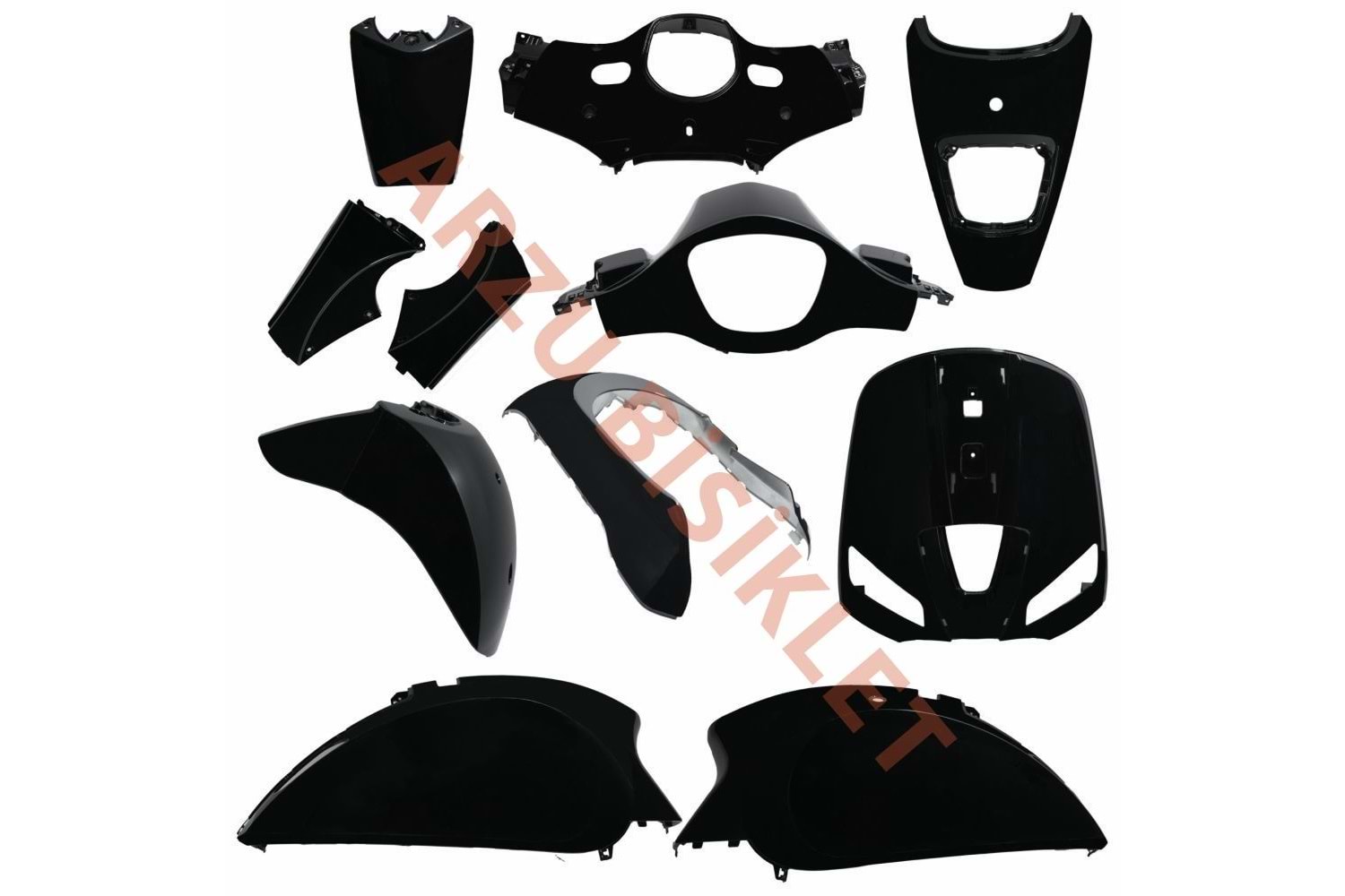 KAPORTA SET [BOYALI AKSAM] [SİYAH] WING 50