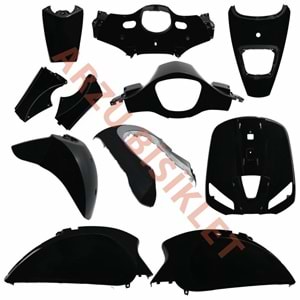 KAPORTA SET [BOYALI AKSAM] [SİYAH] WING 50