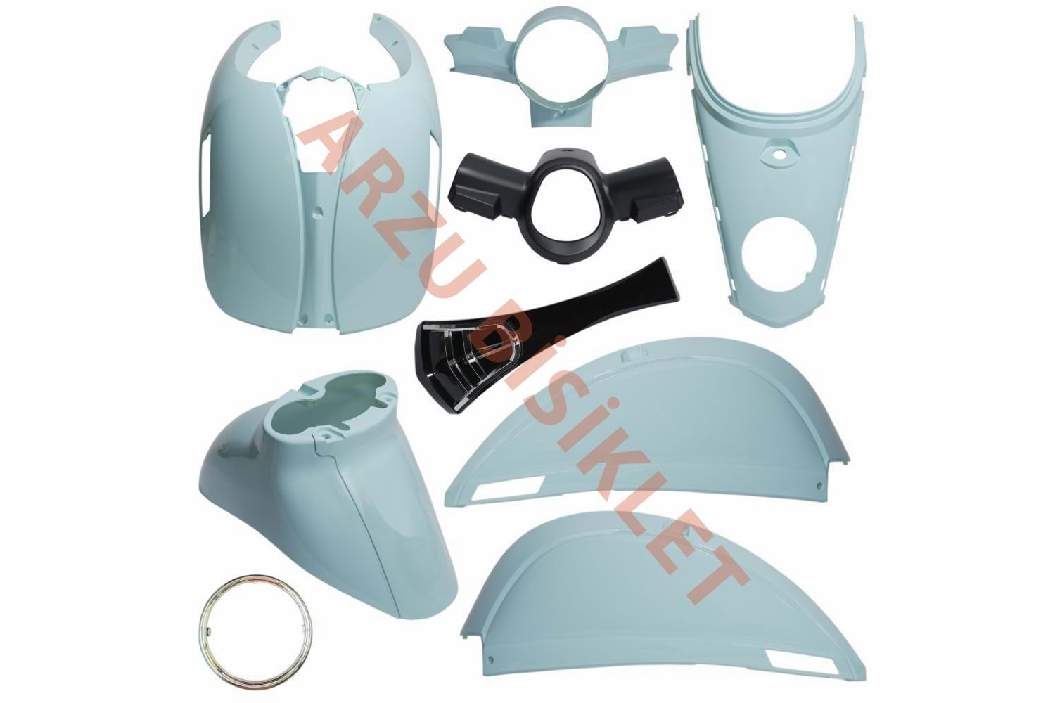 KAPORTA SET [BOYALI AKSAM] [MAVİ] - KUBA BLUEBERRY