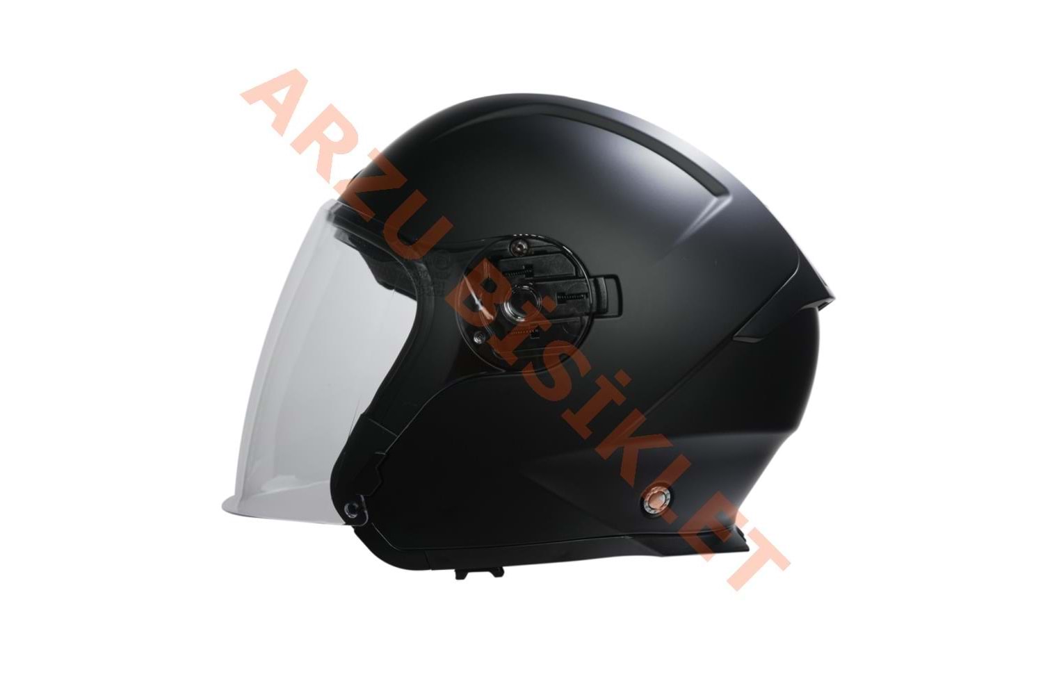 BEON- ÇENESİZ VİZÖRLÜ YAZLIK KASK [B203] [MAT SİYAH] [M]