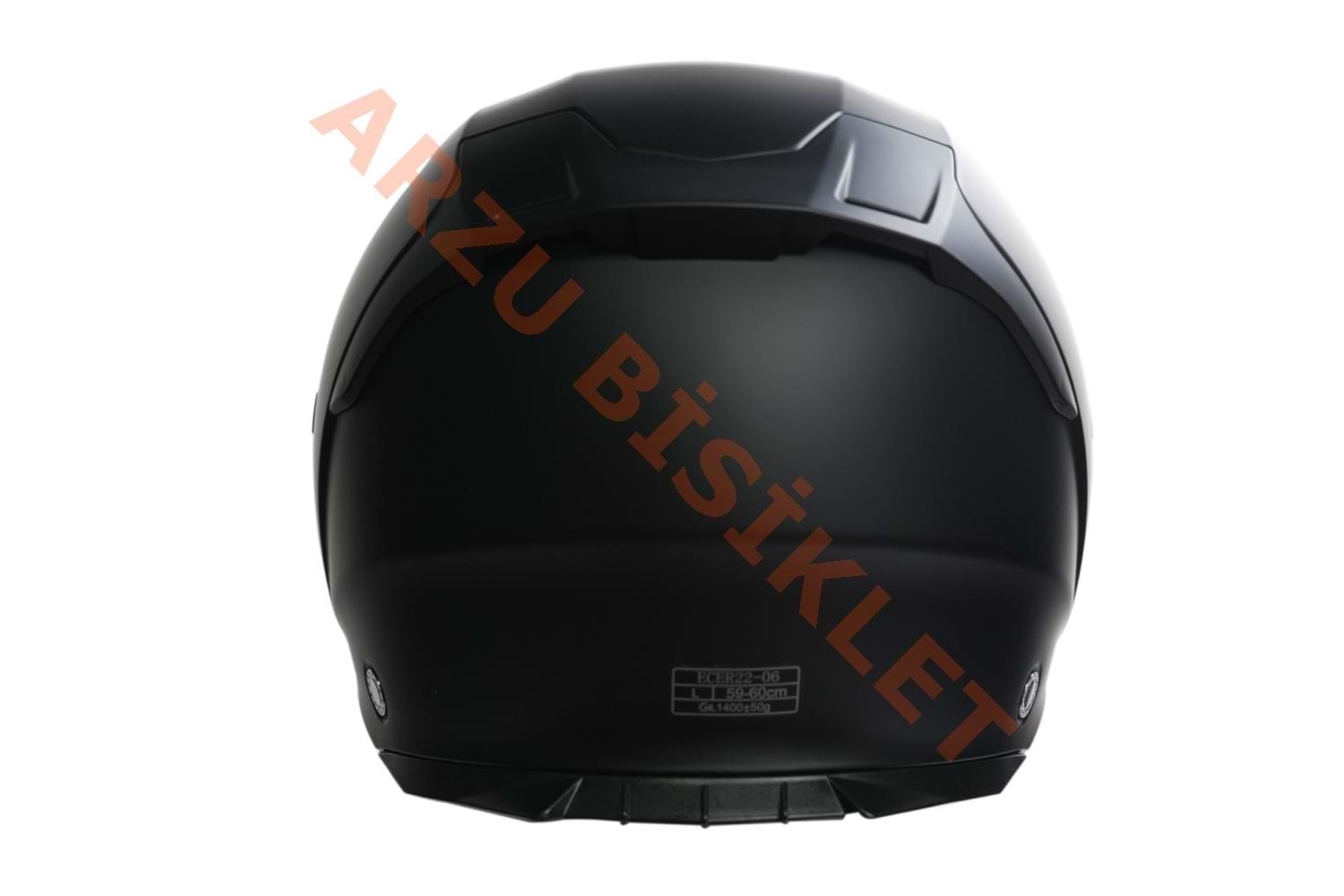 BEON- ÇENESİZ VİZÖRLÜ YAZLIK KASK [B203] [MAT SİYAH] [M]