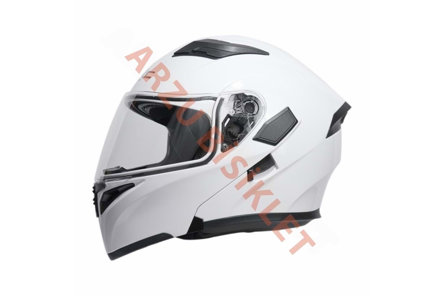 KC - ÇENE AÇILIR VİZÖRLÜ KASK [KC902] [BEYAZ] [S]