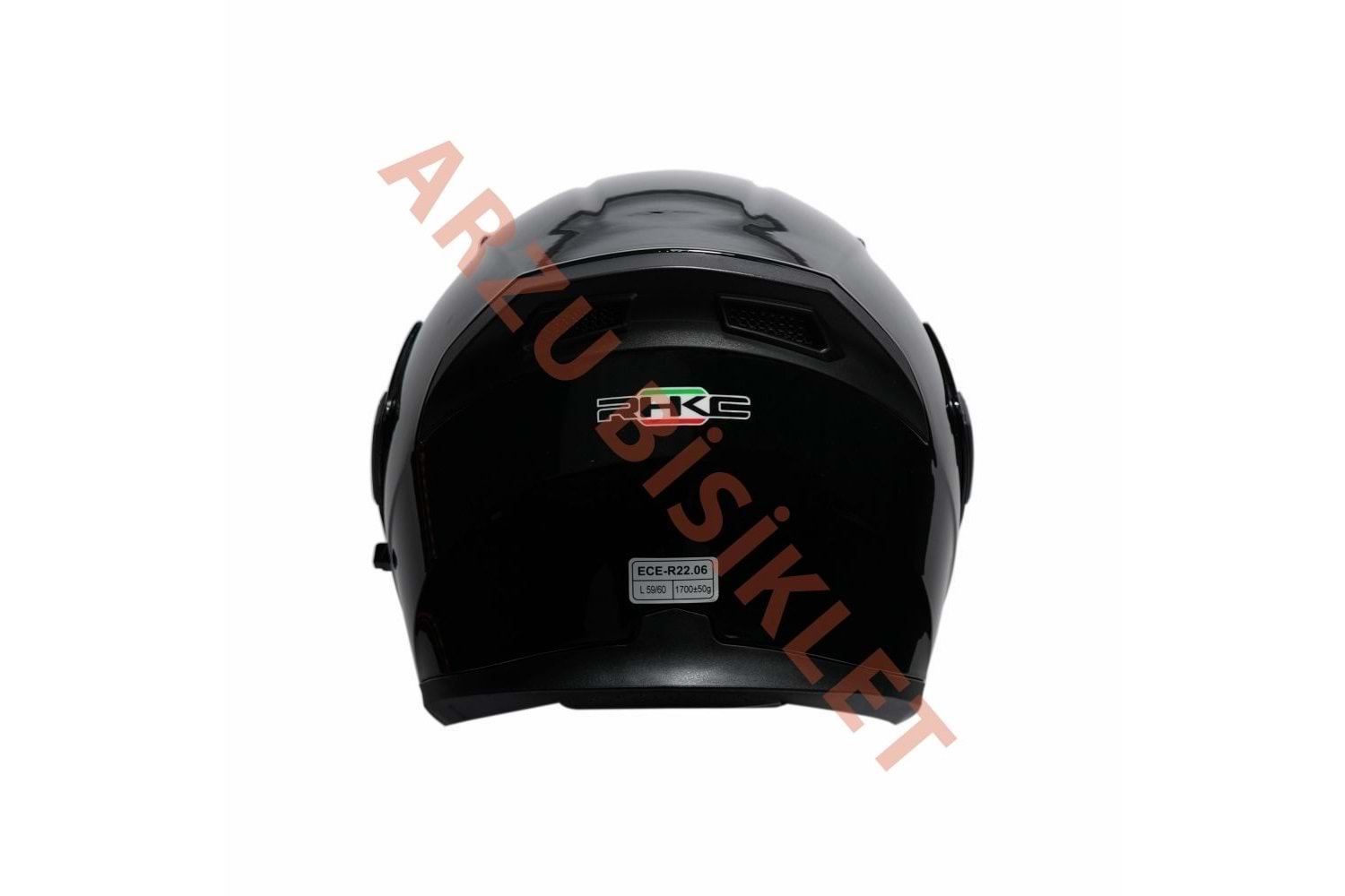 KC - ÇENE AÇILIR VİZÖRLÜ KASK [KC902] [SİYAH] [L]