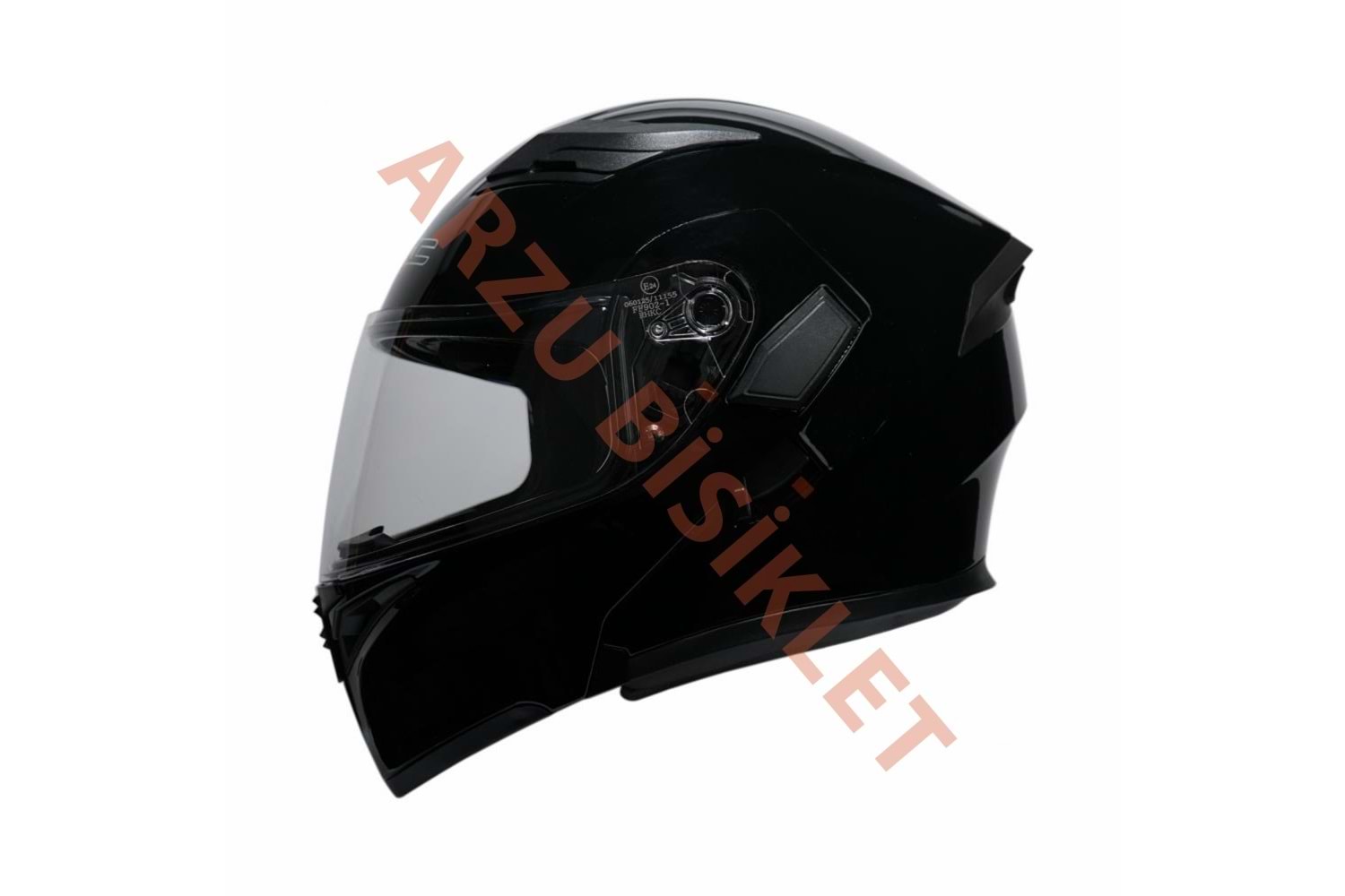 KC - ÇENE AÇILIR VİZÖRLÜ KASK [KC902] [SİYAH] [XL]