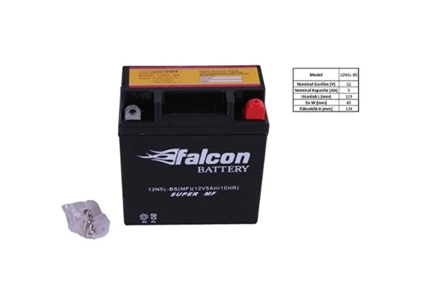 FALCON 12 - 5 DİK AKÜ