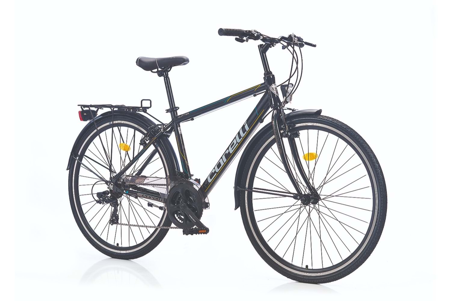 CORELLİ NUPTSE 28 JANT ERKEK BİSİKLETİ (SİYAH)