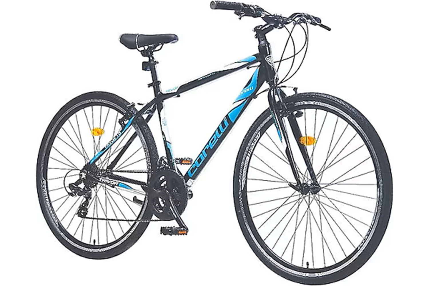 CORELLİ TRİVOR 1.0 28 JANT V FREN BİSİKLET (SİYAH - MAVİ)