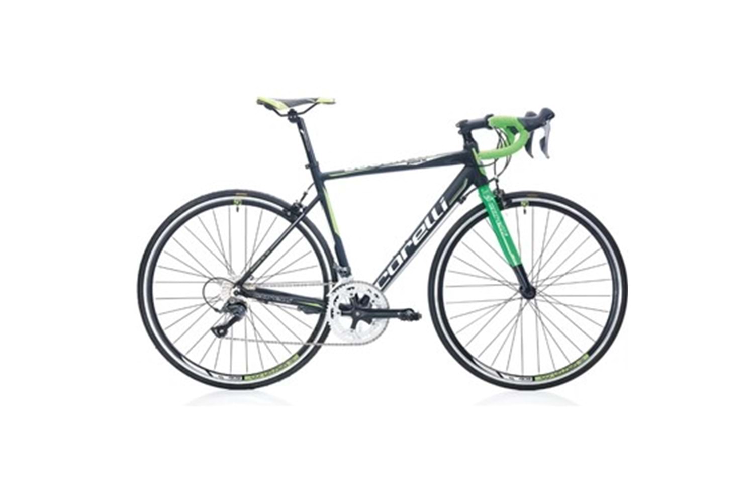 CORELLİ BOALVA RC 200 28 JANT V FREN BİSİKLET (SİYAH - YELŞİL)