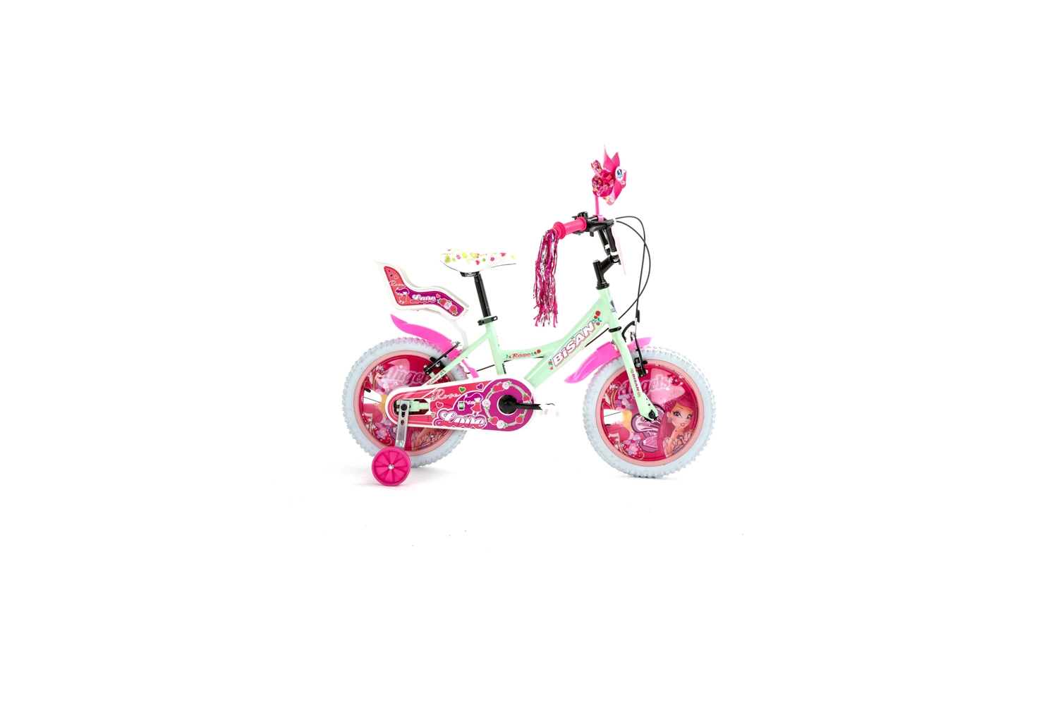 BİSAN ROSE KIZ 16 JANT V FREN BİSİKLET (SU YEŞİLİ)