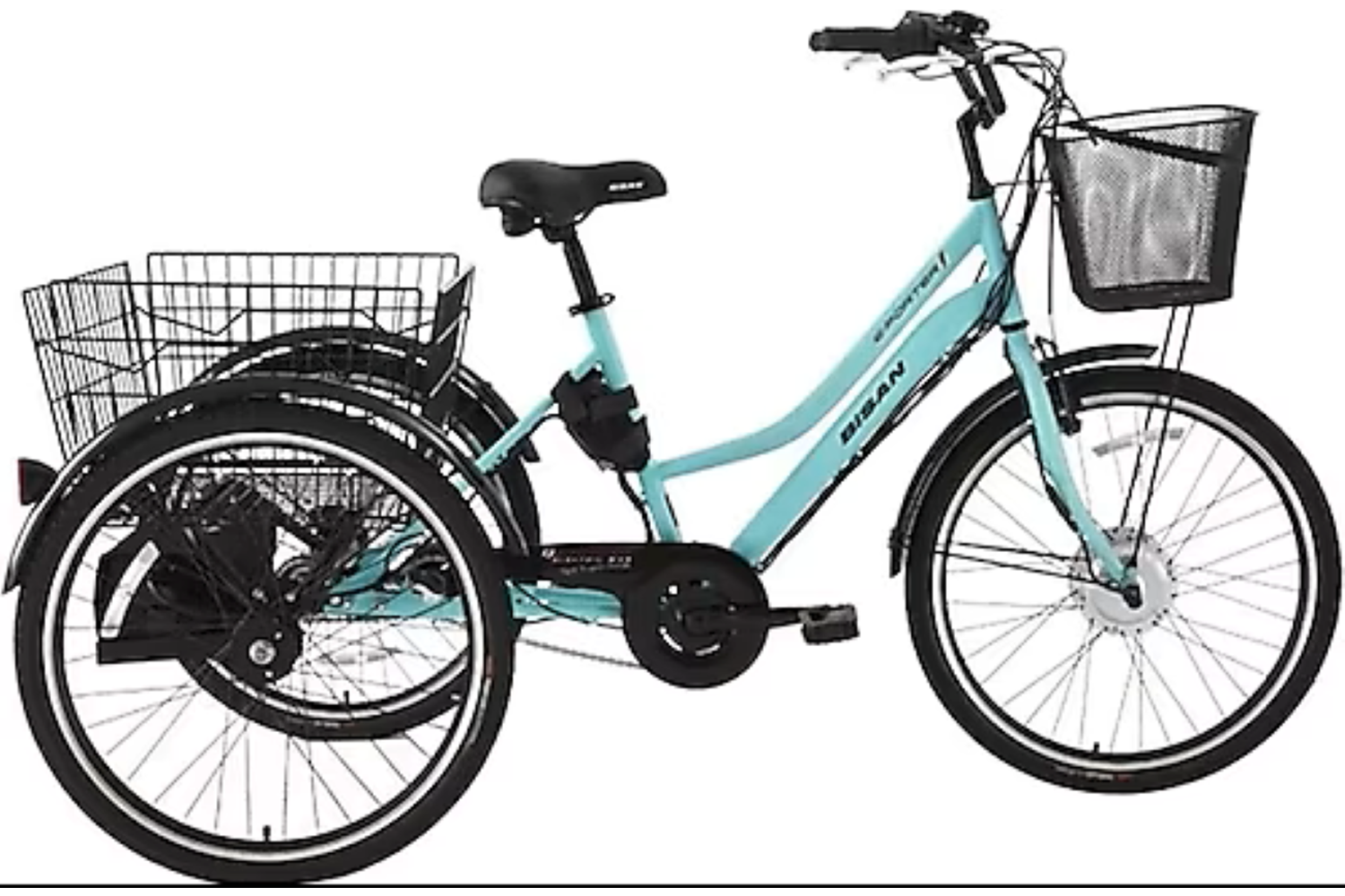 BİSAN E - PORTER 24 JANT ÜÇ TEKERLEKLİ ELEKRTİRİKLİ BİSİKLET (MAVİ)