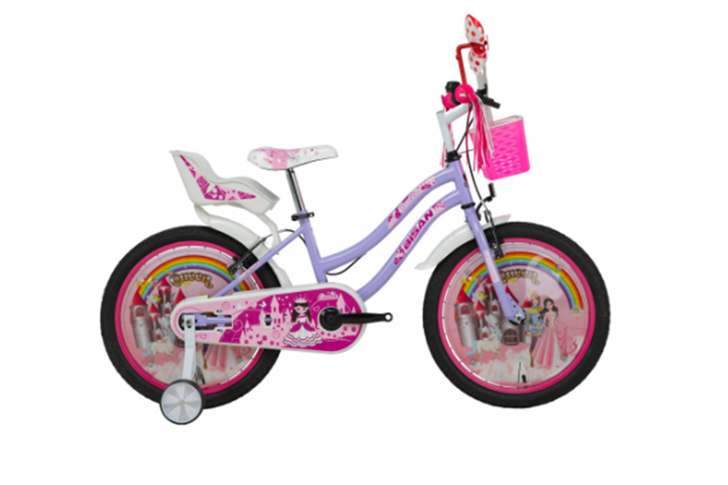 BİSAN QUEEN KIZ 20 JANT V FREN BİSİKLET (MOR)