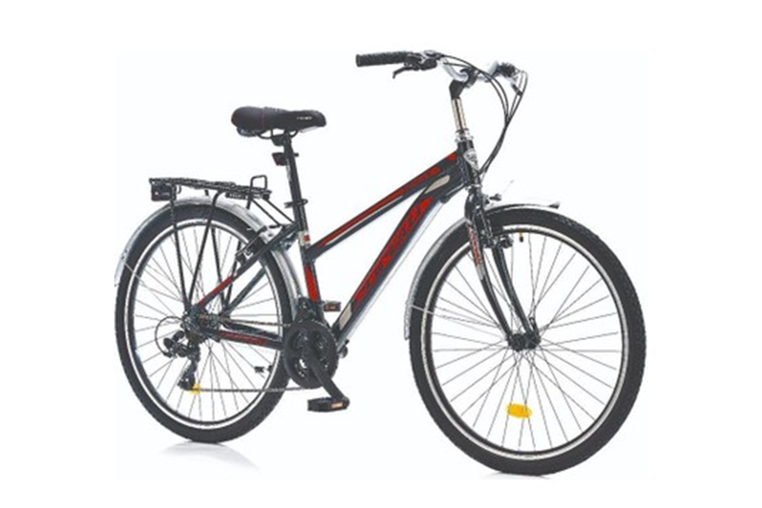 CORELLİ SCHULE BAYAN 26 JANT V FREN BİSİKLET (SİYAH - KIRMIZI)