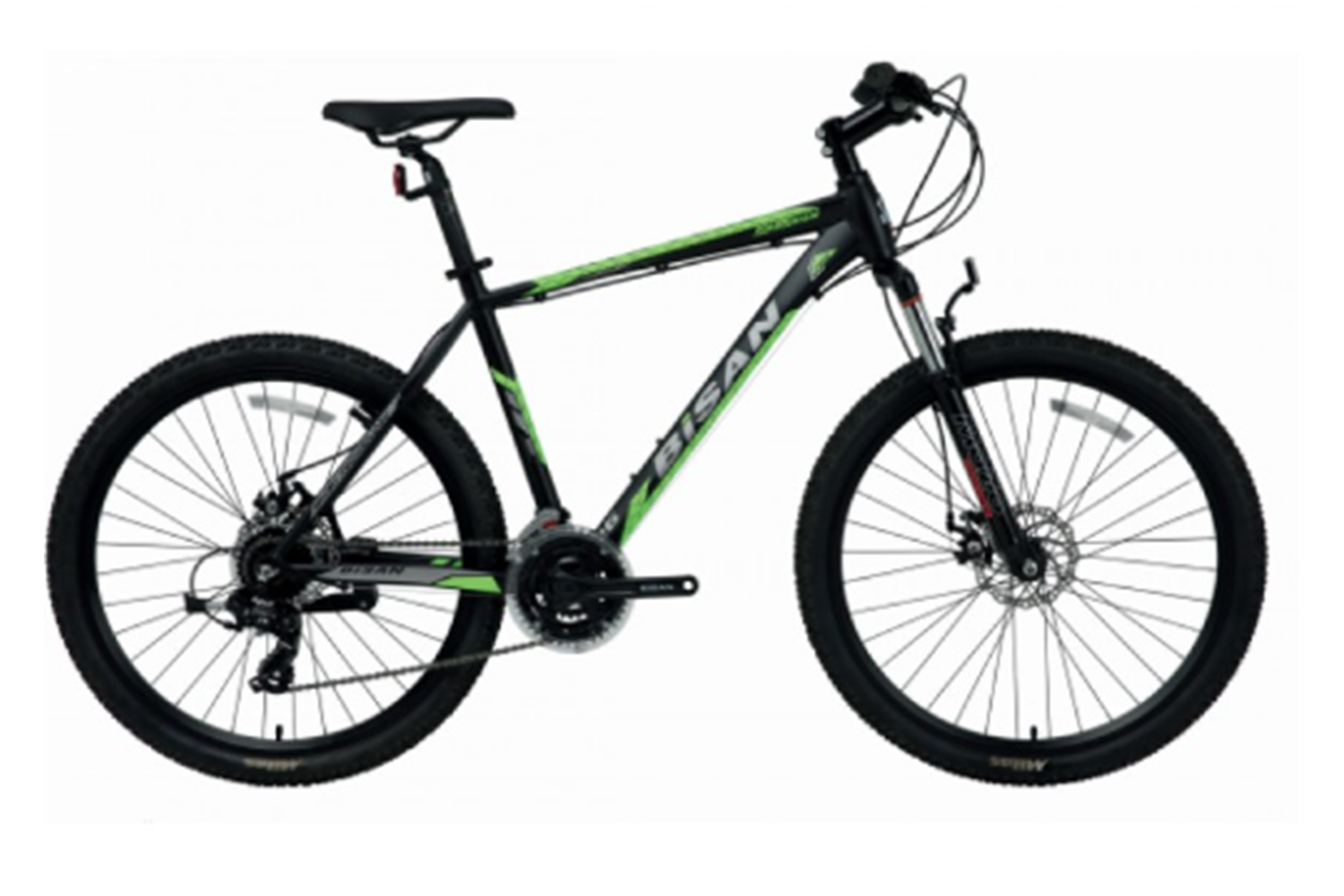 BİSAN MTX 7050 29 JANT HD FREN BİSİKLET (SİYAH - YEŞİL)