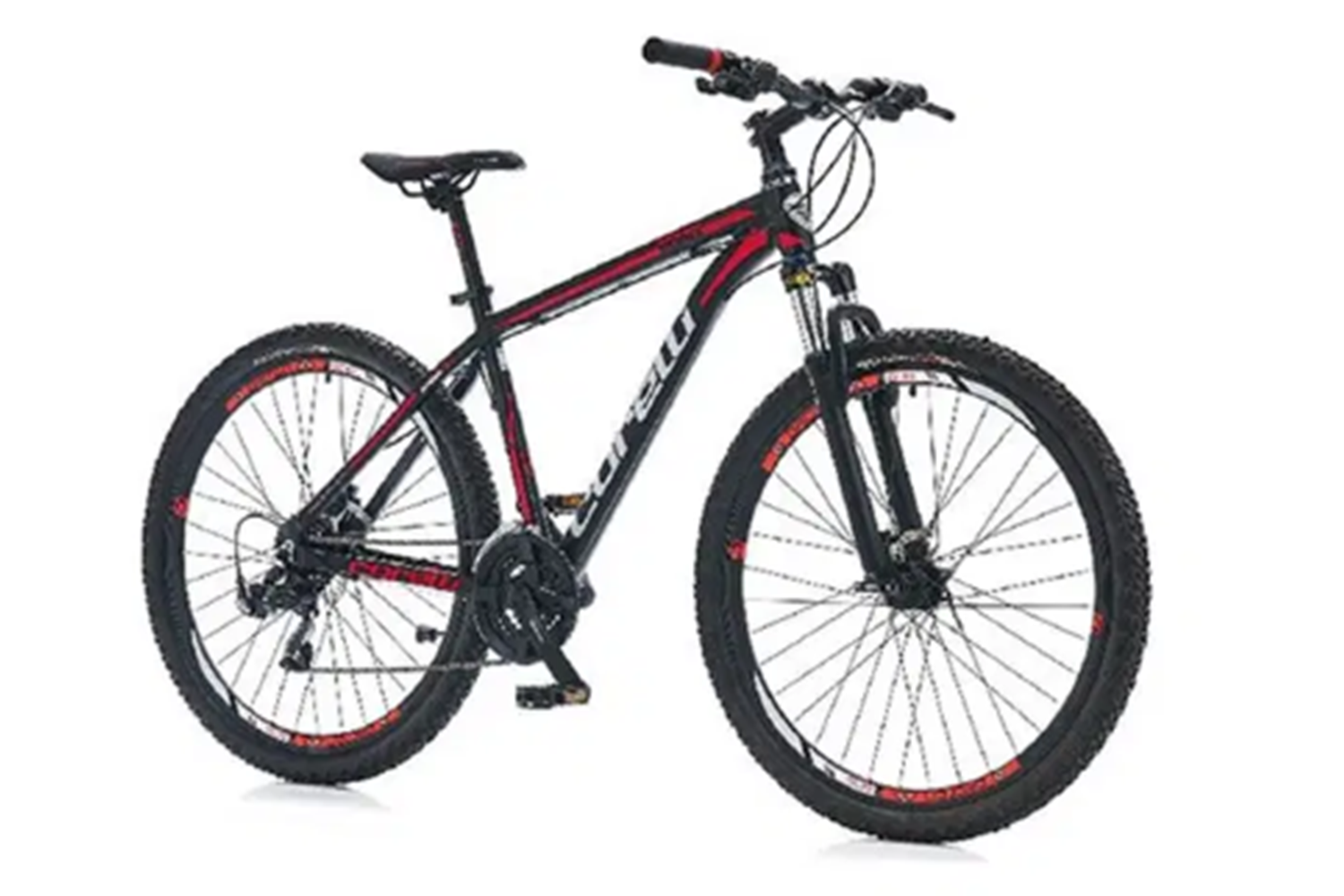 CORELLİ ATROX 1.2 29 JANT V FREN BİSİKLET (SİYAH - KIRMIZI)