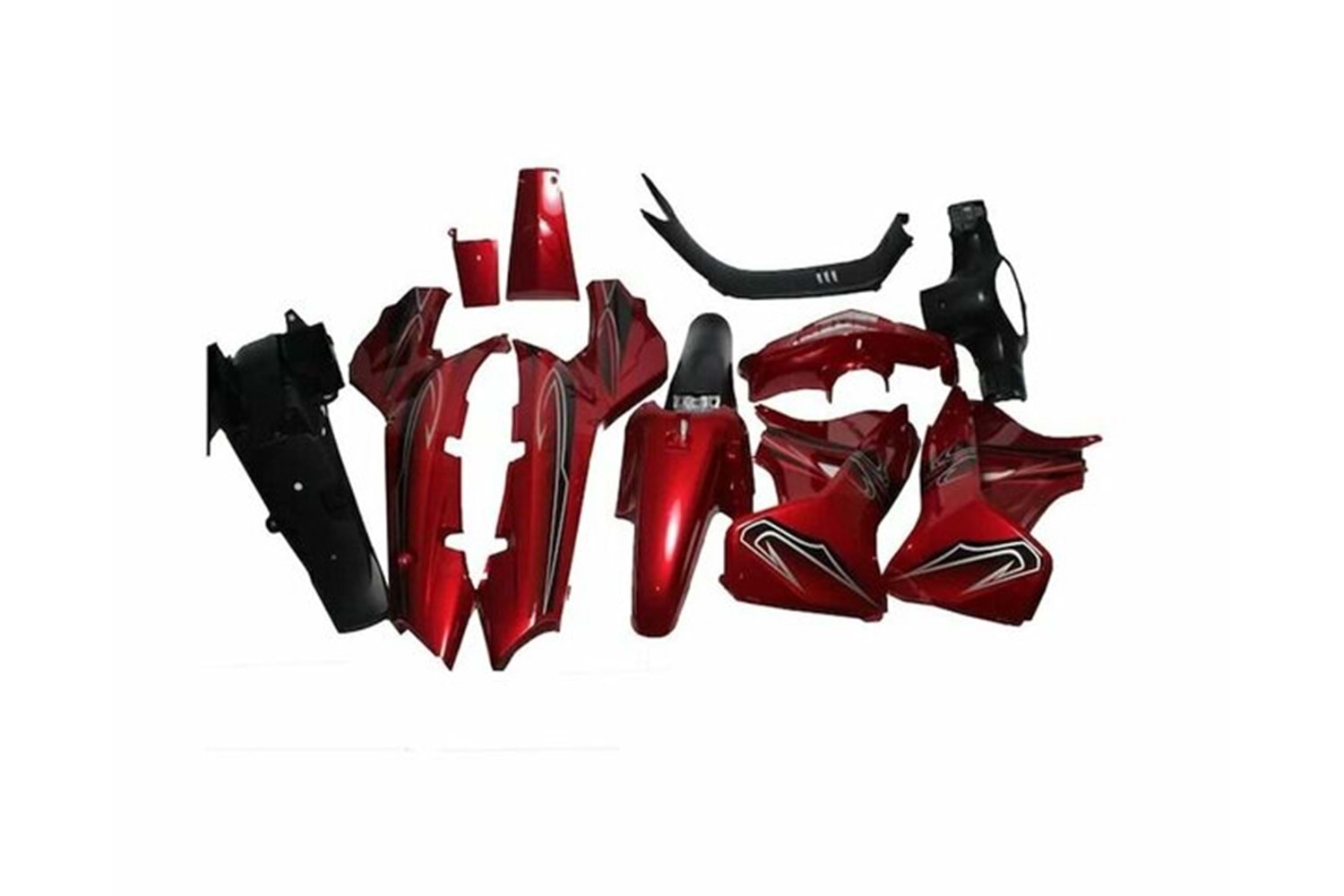 JOLT KUBA EGE KAPORTA SETİ KIRMIZI