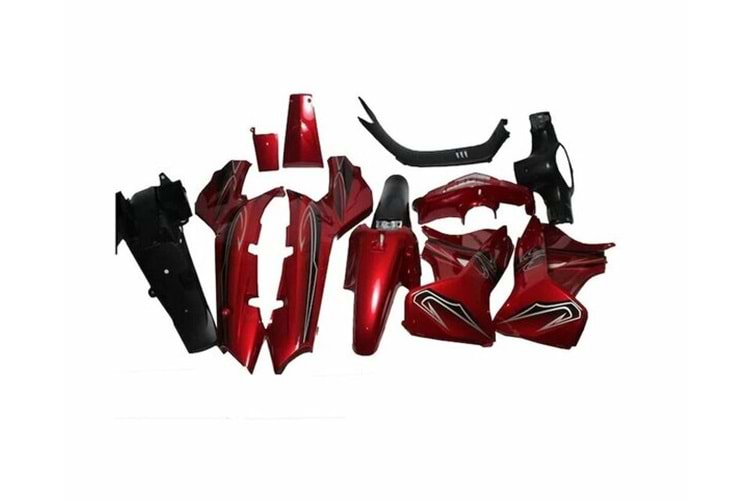 JOLT KUBA EGE KAPORTA SETİ KIRMIZI