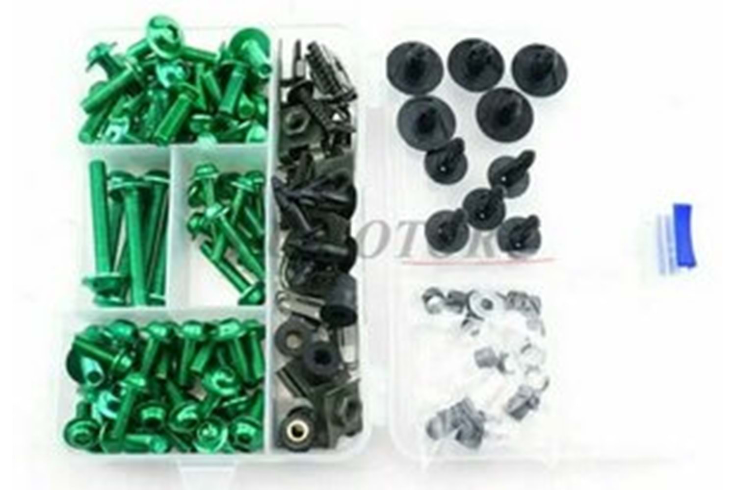 MODİFİYE VİDA SETİ KUTULU YEŞİL