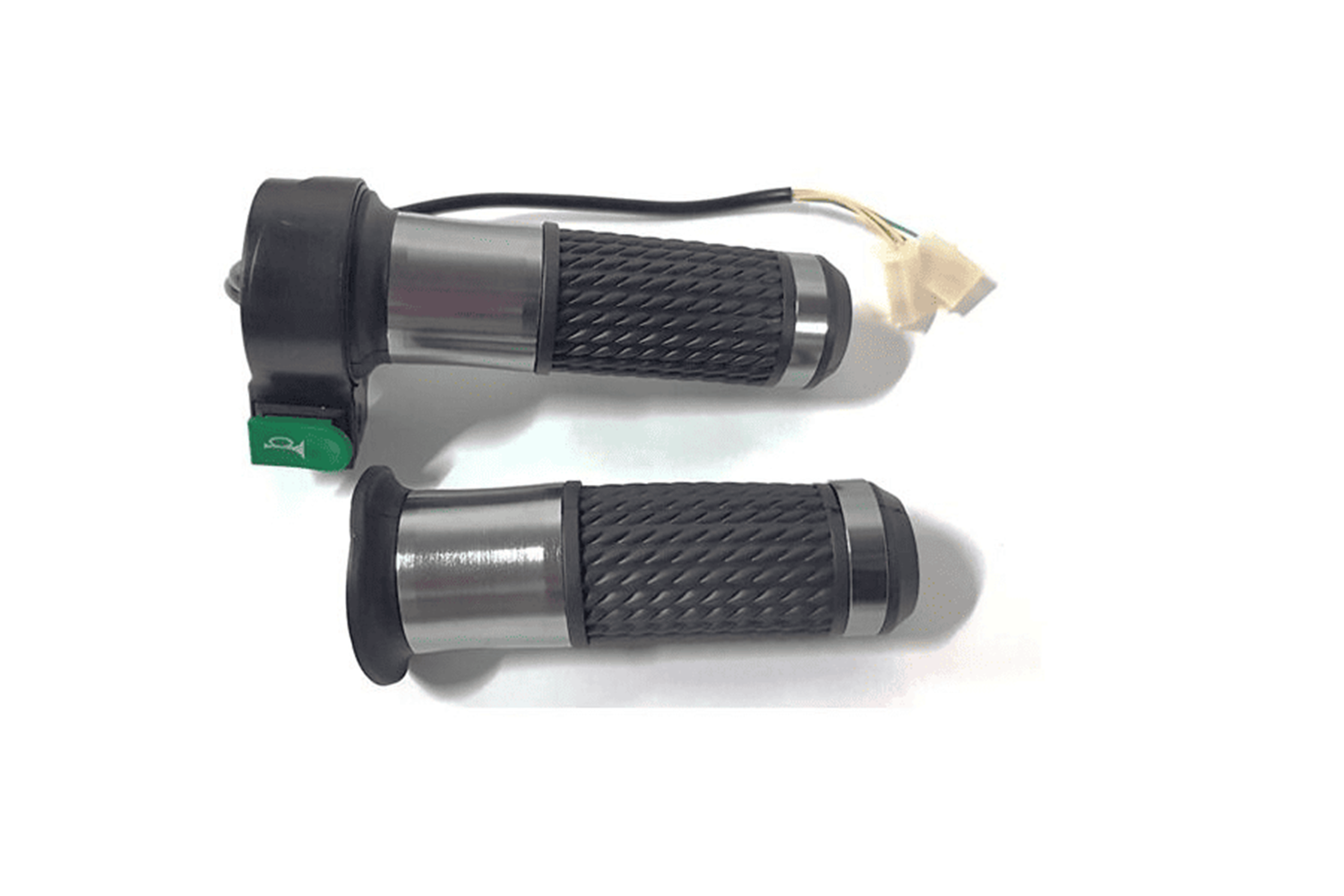 E-BİKE GAZ KOLU VİTESLİ YEŞİL DÜĞME NİKEL