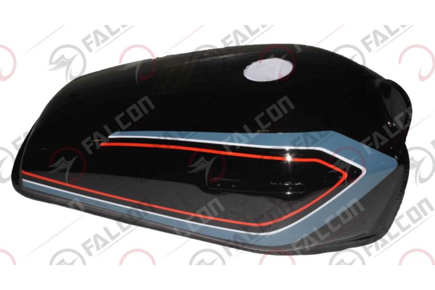 FALCON CG 125 BENZİN DEPOSU SİYAH YAN KAPAKLI