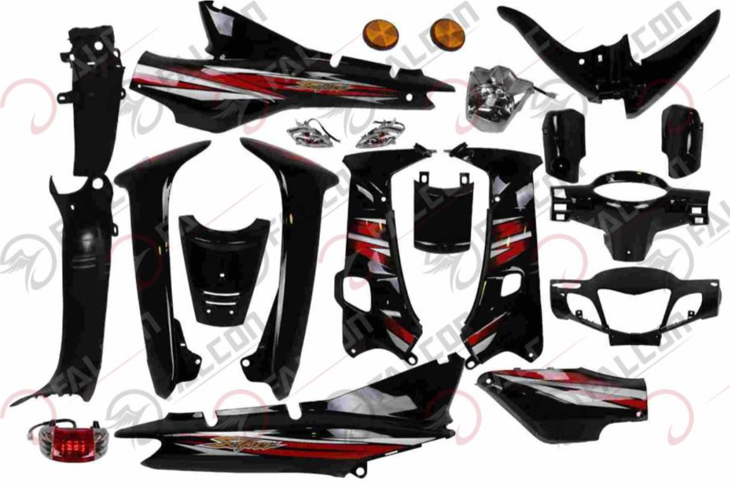 KH-MFH KAPORTA SETİ İTHAL(FAR STOP DAHİL) SİYAH