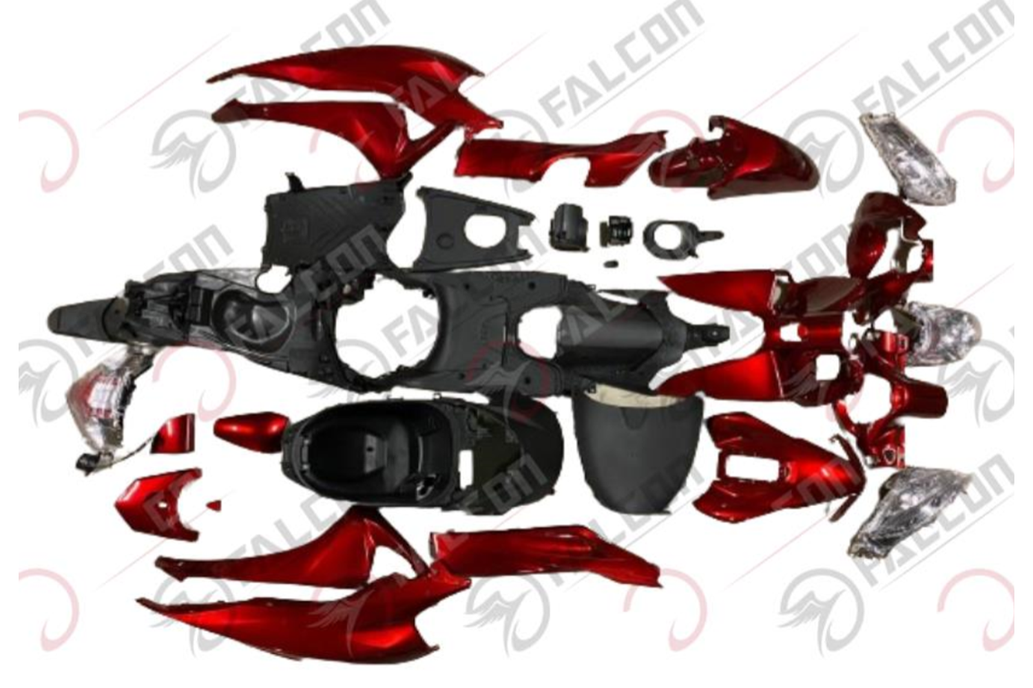 DİO KAPORTA SETİ KIRMIZI AYDINLATMA GRUBU DAHİL (28 PARÇA FULL SET)