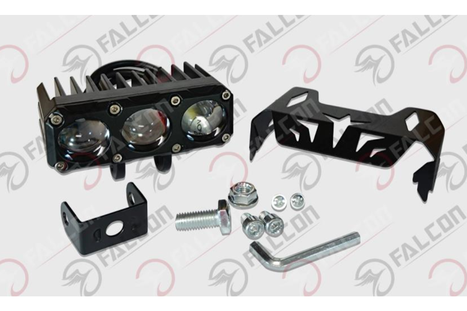 FALCON LED SİS LAMBASI 3 MERCEKLİ ÇAKARLI