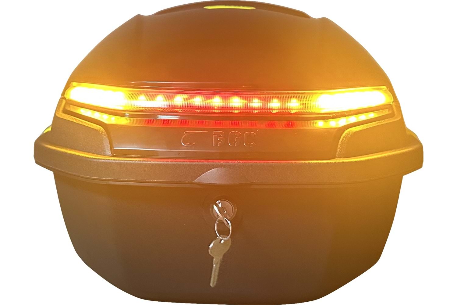 BGC MOTORSİKLET ARKA ÇANTA SİNYAL STOP IŞIKLI SİYAH