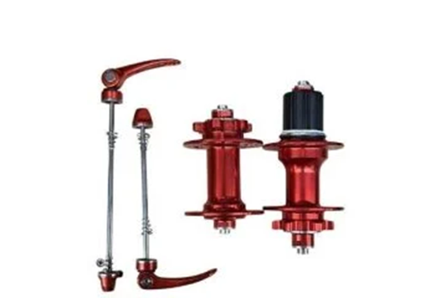 BİSİKLET ÖN ARKA GÖBEK TK KASET 32 TEL KIRMIZI