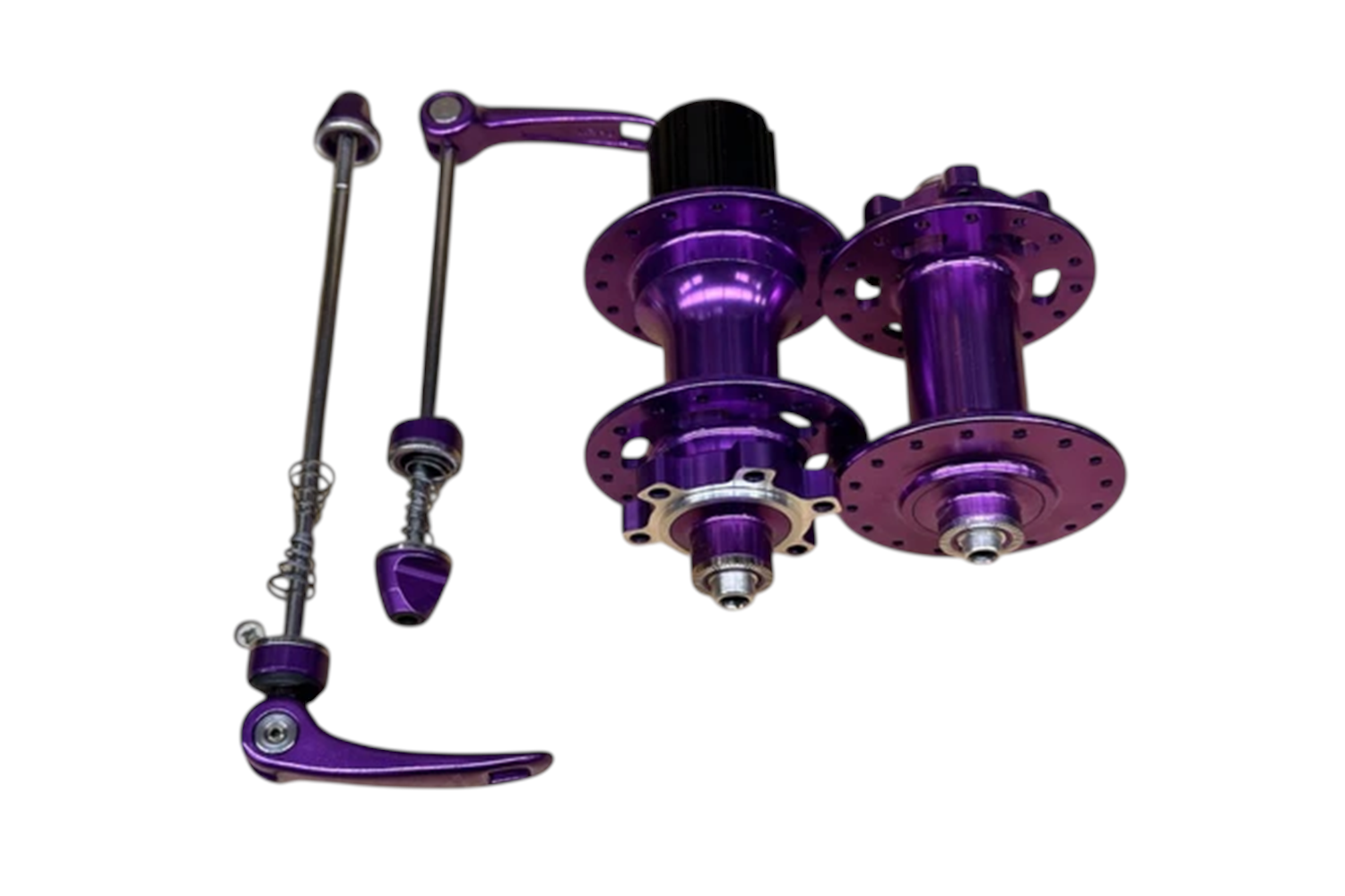 BİSİKLET ÖN ARKA GÖBEK TK KASET 36 TEL MOR