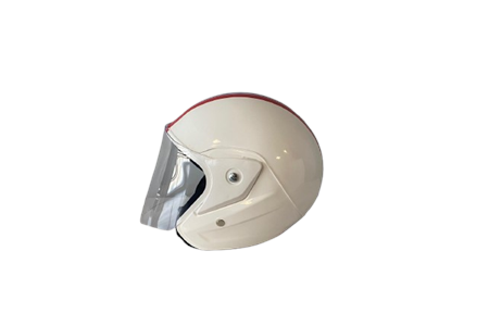 FMK YARIM KASK - BEYAZ