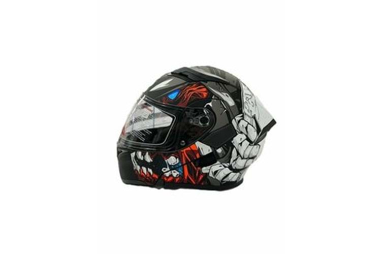 JOLT KIOSHI KASK BLACK MONSTER (ÇENE AÇILIR )